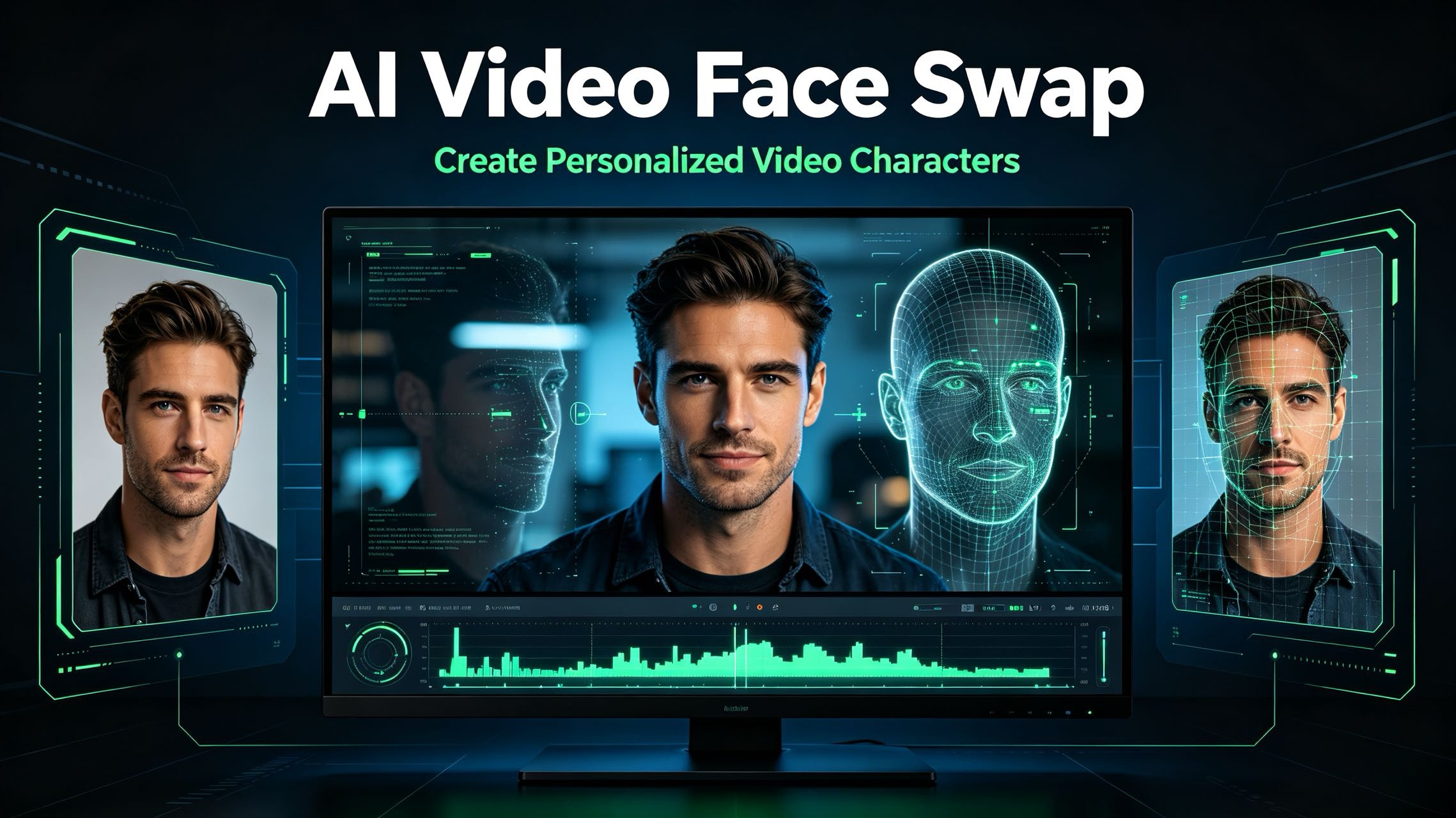 AI video face swap result example